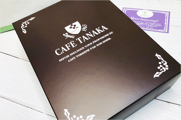 お取り寄せスイーツ　CAFE TANAKA　カフェタナカ　クッキー缶　レガルドチヒロ