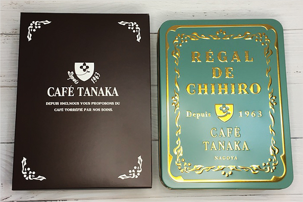 お取り寄せスイーツ　CAFE TANAKA　カフェタナカ　クッキー缶　レガルドチヒロ