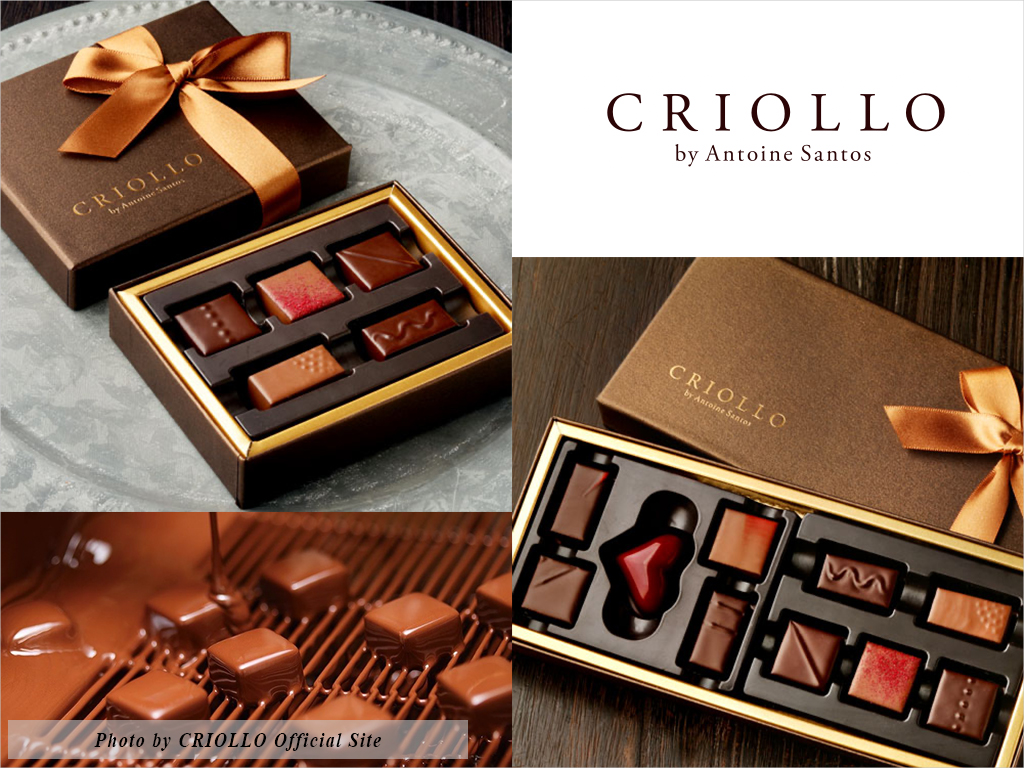 お取り寄せ　バレンタイン　チョコレート　ショコラ　ボンボンショコラ　ビジュセット　サントスシェフ　クリオロ　CRIOLLO　サロンデュショコラ