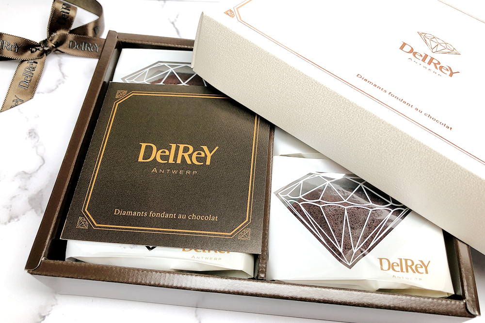 お取り寄せ　DelReY　デルレイ　ダイヤモンド　ダイヤモンドショコラ　フォンダンショコラ　チョコレート　ベルギー　アントワープ　バレンタイン　ホワイトデー　期間限定