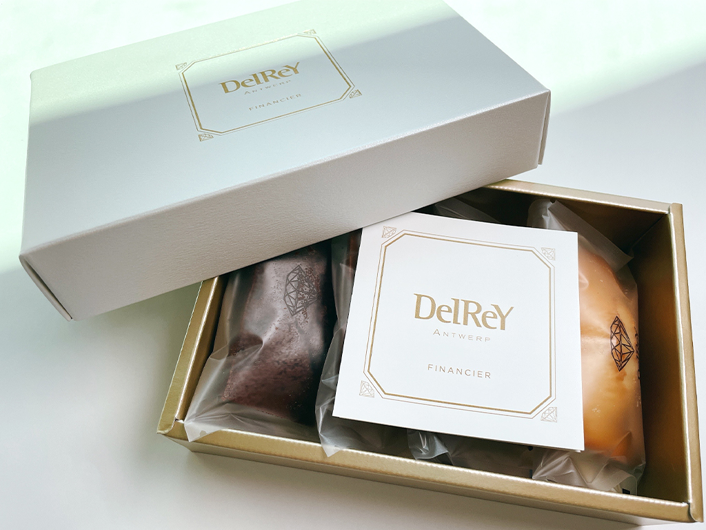 お取り寄せ　デルレイ　DelReY　ベルギー　ベルギー王室　フィナンシェ　焼菓子　焼き菓子　高級ショコラトリー　引き菓子　おしゃれ　詰合せ