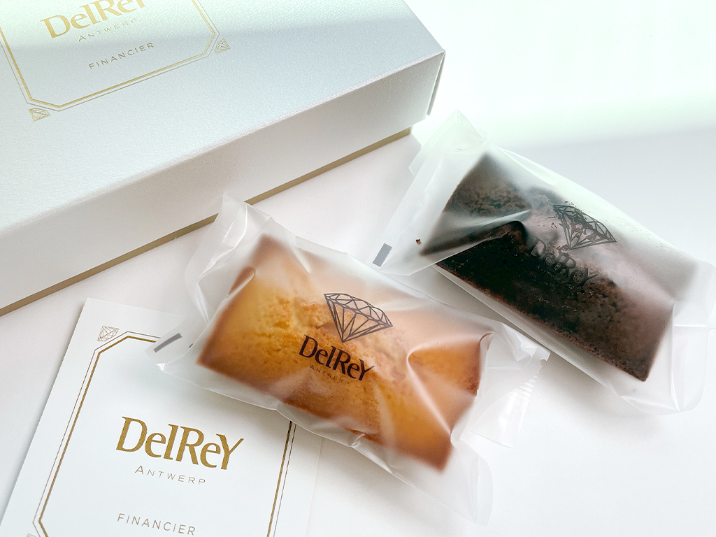 お取り寄せ　デルレイ　DelReY　ベルギー　ベルギー王室　フィナンシェ　焼菓子　焼き菓子　高級ショコラトリー　引き菓子　おしゃれ　詰合せ