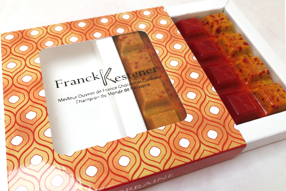 お取り寄せ　Franck Kestener　フランクケストナー　フランス　サロンデュショコラ　チョコレート　タブレット　フォトジェニック　インスタ映え　ロレーヌ