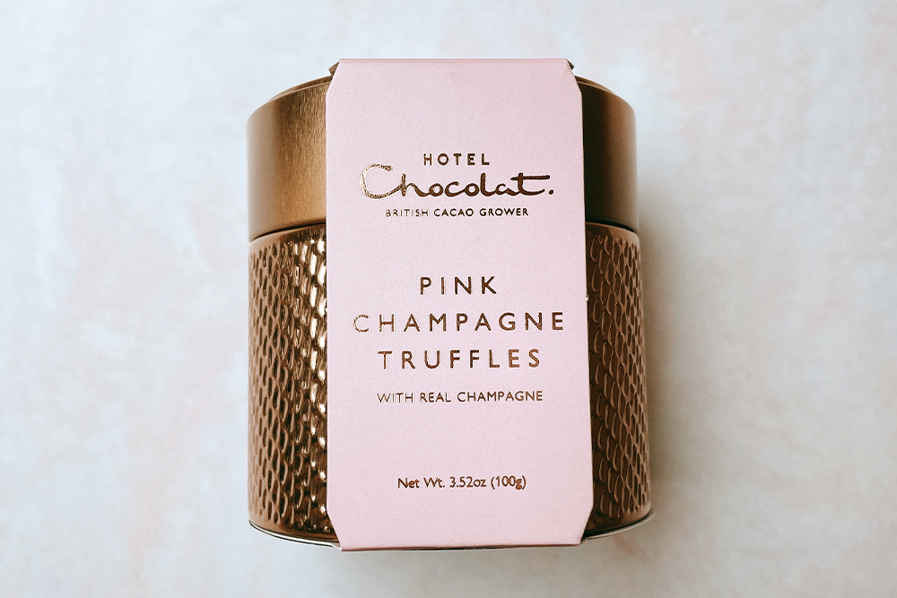 お取り寄せ　HOTEL CHOCOLAT　ホテルショコラ　ピンクシャンパントリュフ　シャンパントリュフ　トリュフ　チョコレート　ショコラ　イギリス