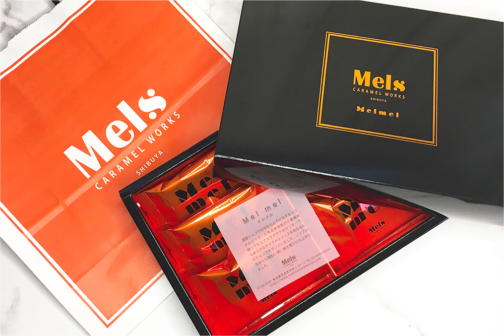 お取り寄せスイーツ　Mels CARAMELWORKS　メルズキャラメルワークス　メルメル　キャラメルサンド　焼菓子　渋谷スクランブルスクエア