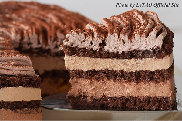 新作スイーツ情報　LeTAO(ルタオ)　チョコレートケーキ　ディスク