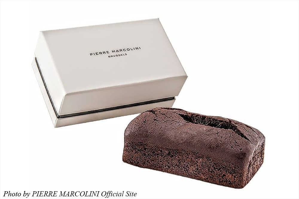 お取り寄せ　PIERRE MARCOLINI　ピエール・マルコリーニ　BRUSSELS　ブリュッセル　ベルギー　チョコレートケーキ　おしゃれスイーツ　手みやげ　自宅カフェ　カフェタイム
