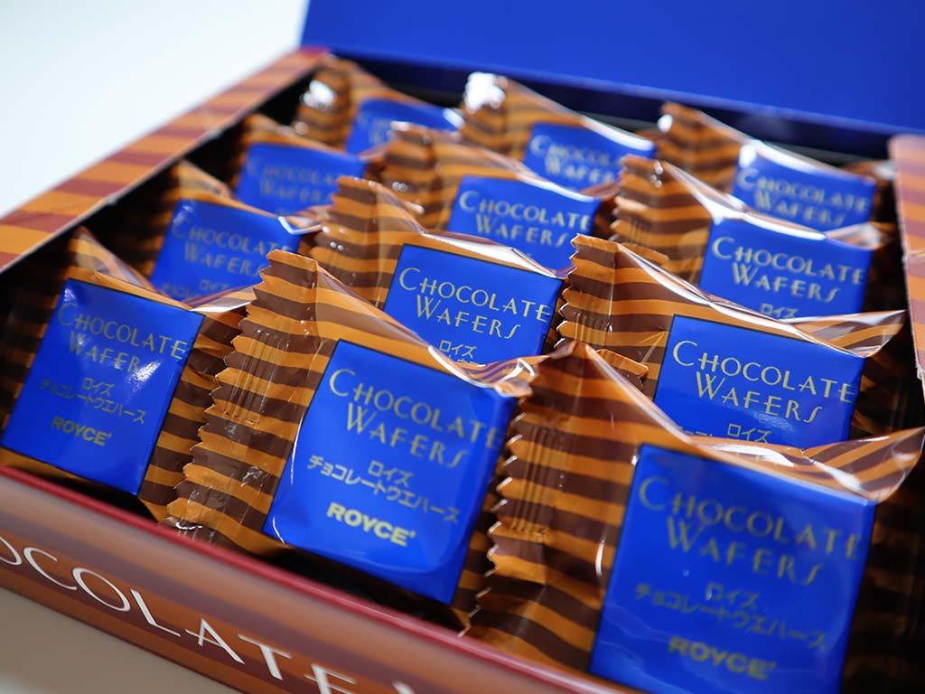 ROYCE'(ロイズ)　チョコレートウエハースのパッケージ