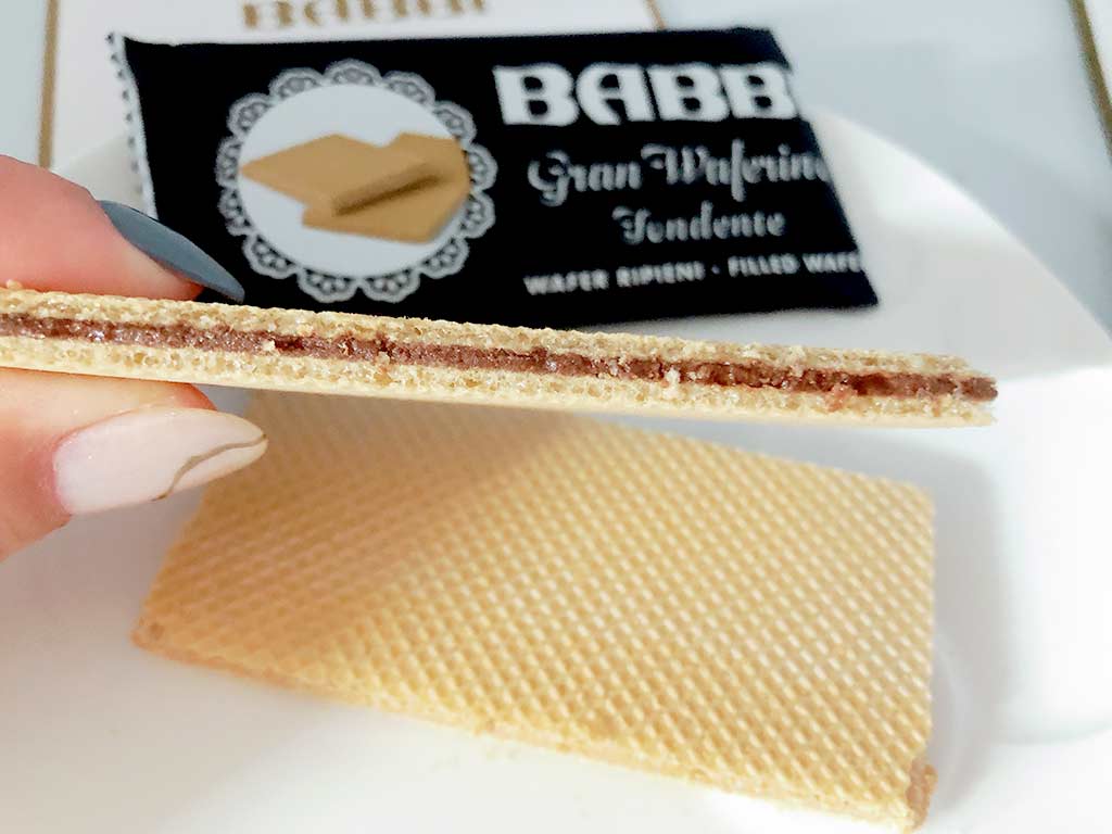 BABBI(バビ)　グランワッフェリーニ　チョコレートは大人風味のフレーバー