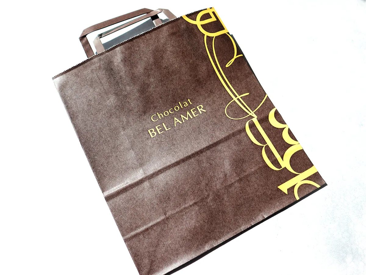 ベルアメール 焼きショコラ 紙袋 ナチュラルショッパー