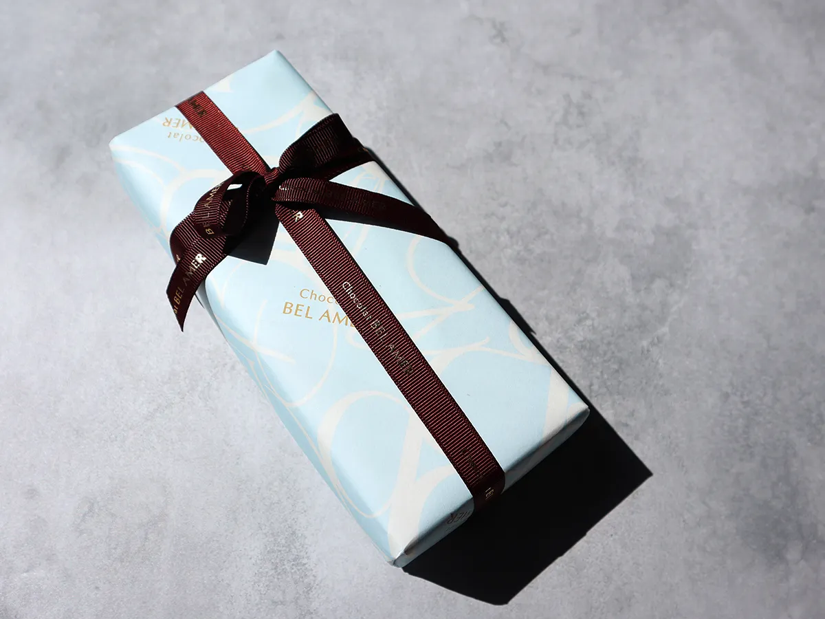 ベルアメール 焼きショコラ ショッパー ラッピング デザイン