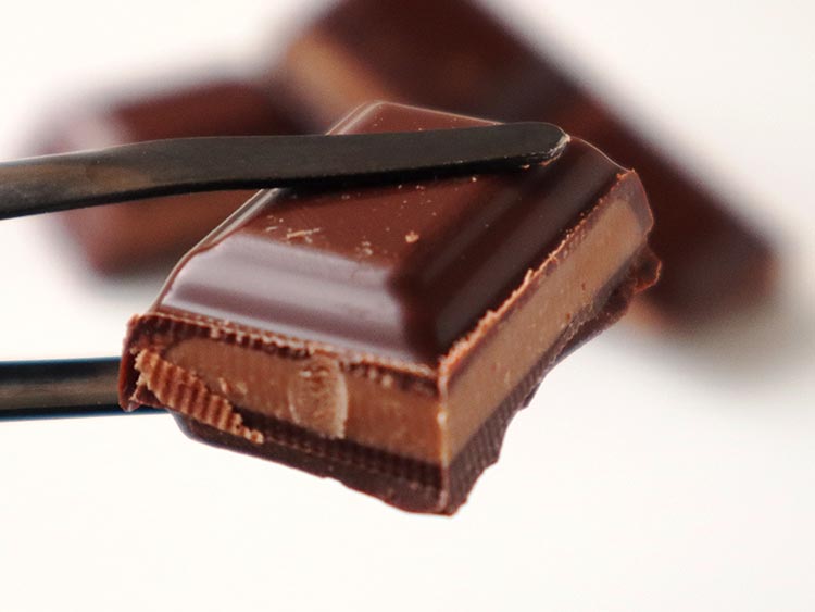 ヘーゼルナッツプラリネがたっぷり入ったベルナシオンのタブレット