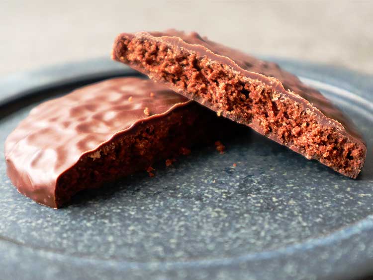 ビターロワ ショコラサブレ 実物 カカオの風味が楽しめるビターチョコサブレ