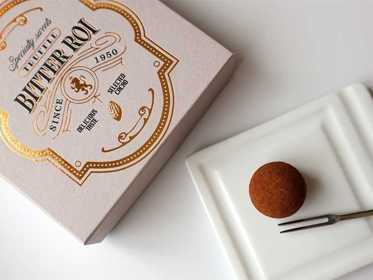 ビターロワ ビタートリュフ 実物 カカオの余韻が楽しめる味わい