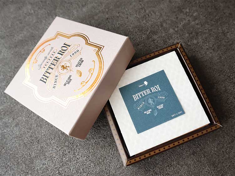 ビターロワ (メリーチョコレート) ビタートリュフ パッケージ内容