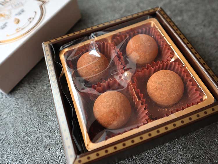 ビターロワ (メリーチョコレート) ビタートリュフ パッケージ内容