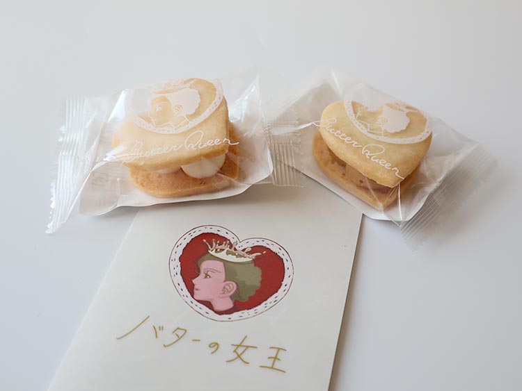 バターの女王 バターサンドクッキー パッケージ