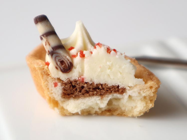 バターの女王　バタータルト　　タルトの断面