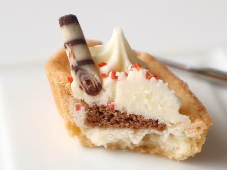バターの女王　バタータルト　　タルトの断面