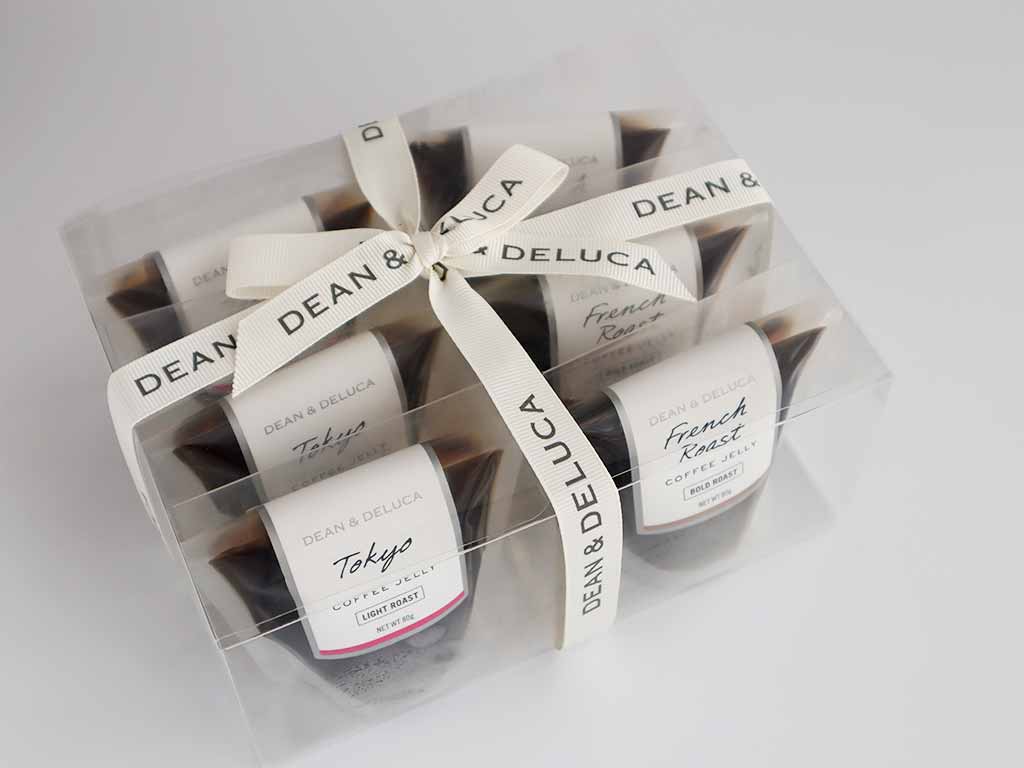 DEAN＆DELUCA(ディーンアンドデルーカ)　コーヒーゼリーはリボンのみのシンプルラッピング