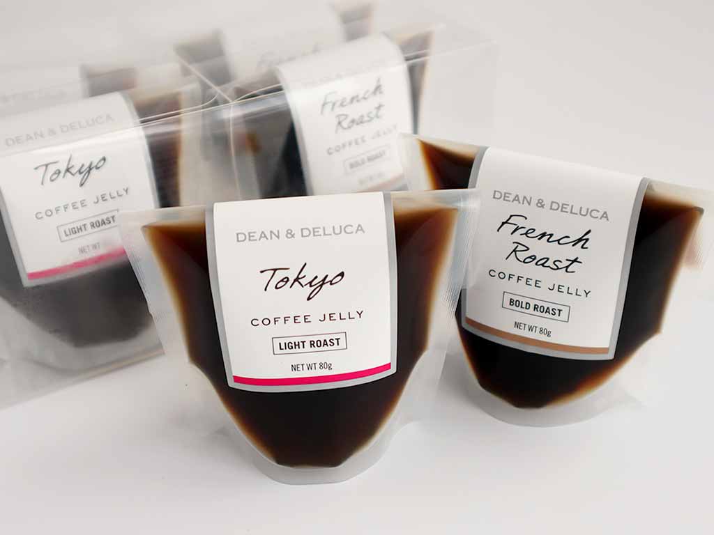 DEAN＆DELUCA(ディーンアンドデルーカ)　コーヒーゼリーはパウチタイプ入りのオリジナル商品