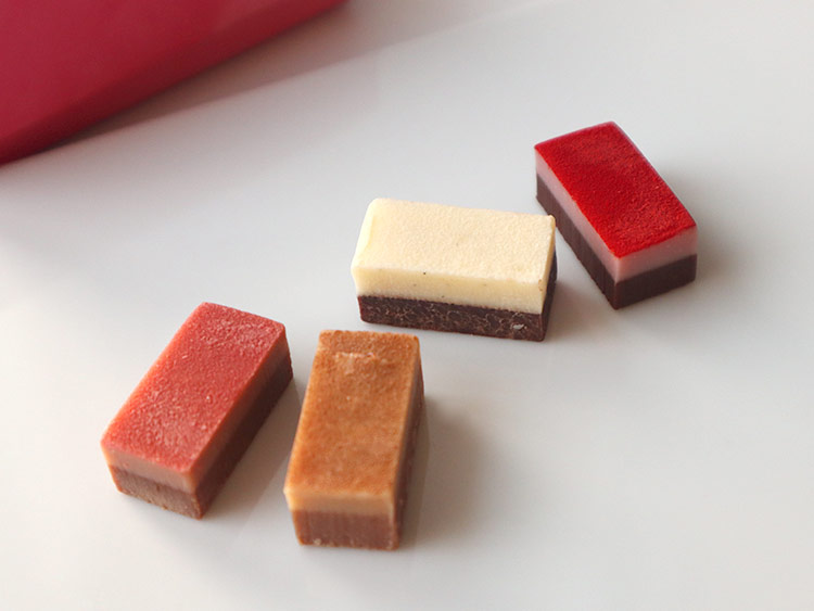 デルレイ「ハーモニアス」2層構造生チョコレートの特徴