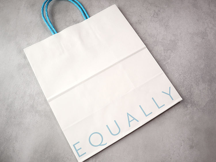 EQUALLY ブランドロゴ入りショッパー