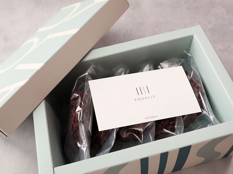 イクアリー　クレランタン塩ショコラの内容と個包装