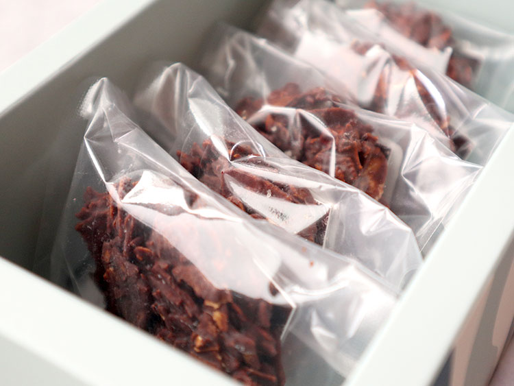 イクアリー　クレランタン塩ショコラの内容と個包装