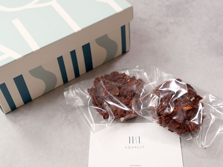 イクアリー　クレランタン塩ショコラの内容と個包装