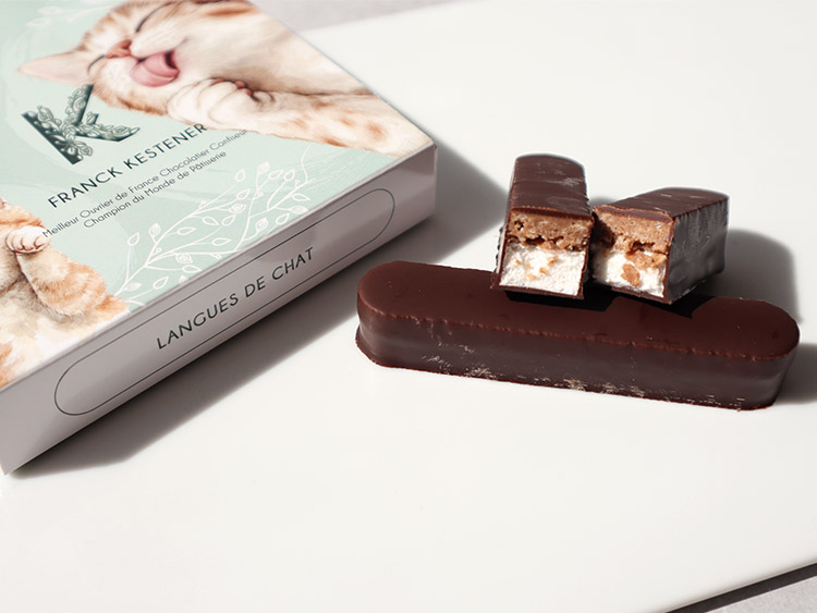 フランクケストナー ラングドシャ チョコレート菓子 断面 食感