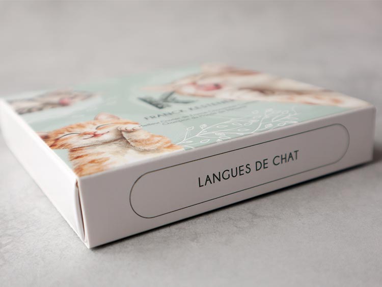 フランクケストナー ラングドシャ パッケージ 猫デザイン チョコレート菓子