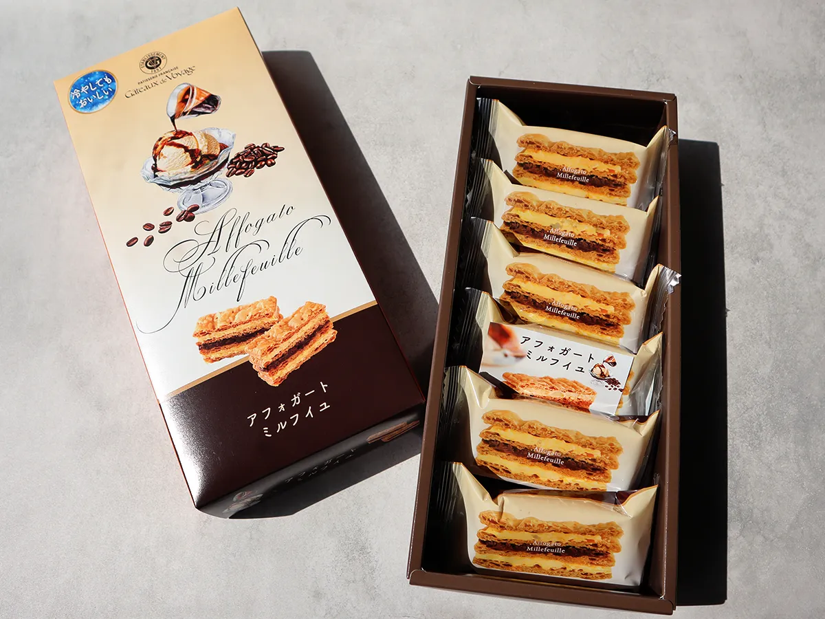 アフォガードミルフィユ 6個入りのパッケージ内容