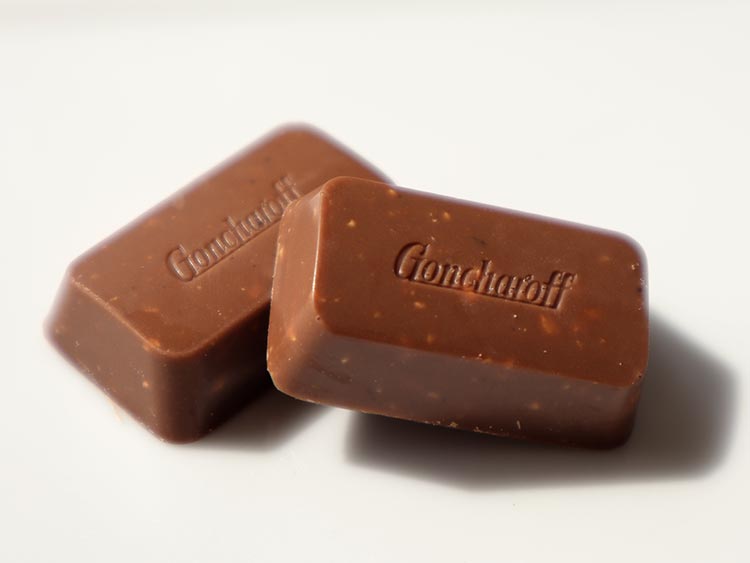 ゴンチャロフ キャラベリン ミルクチョコ スイートチョコ 食べ比べ