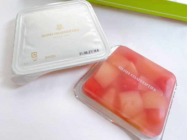 アンリ・シャルパンティエ「テリーヌ・ドゥ・フリュイ 東急限定バージョン」の個包装
