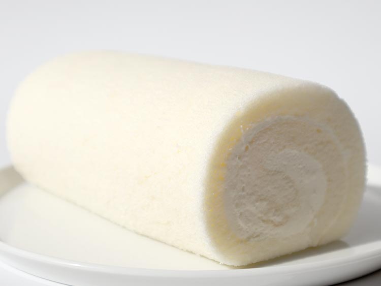 白い恋人ロールケーキの見た目と大きさ