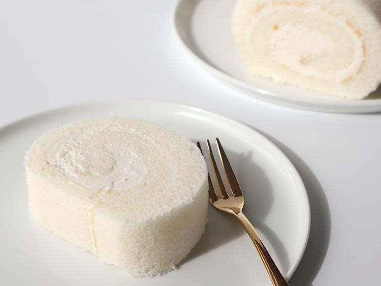 白い恋人ロールケーキの味わい