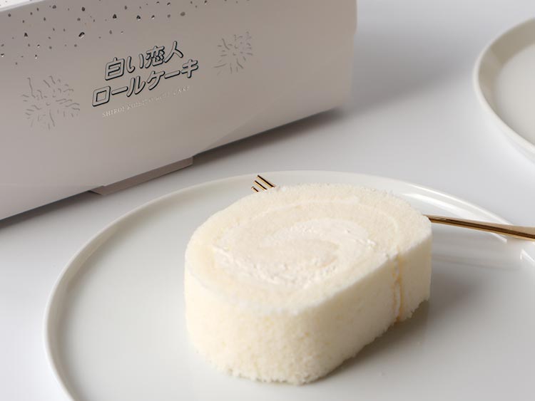 白い恋人ロールケーキの味わい