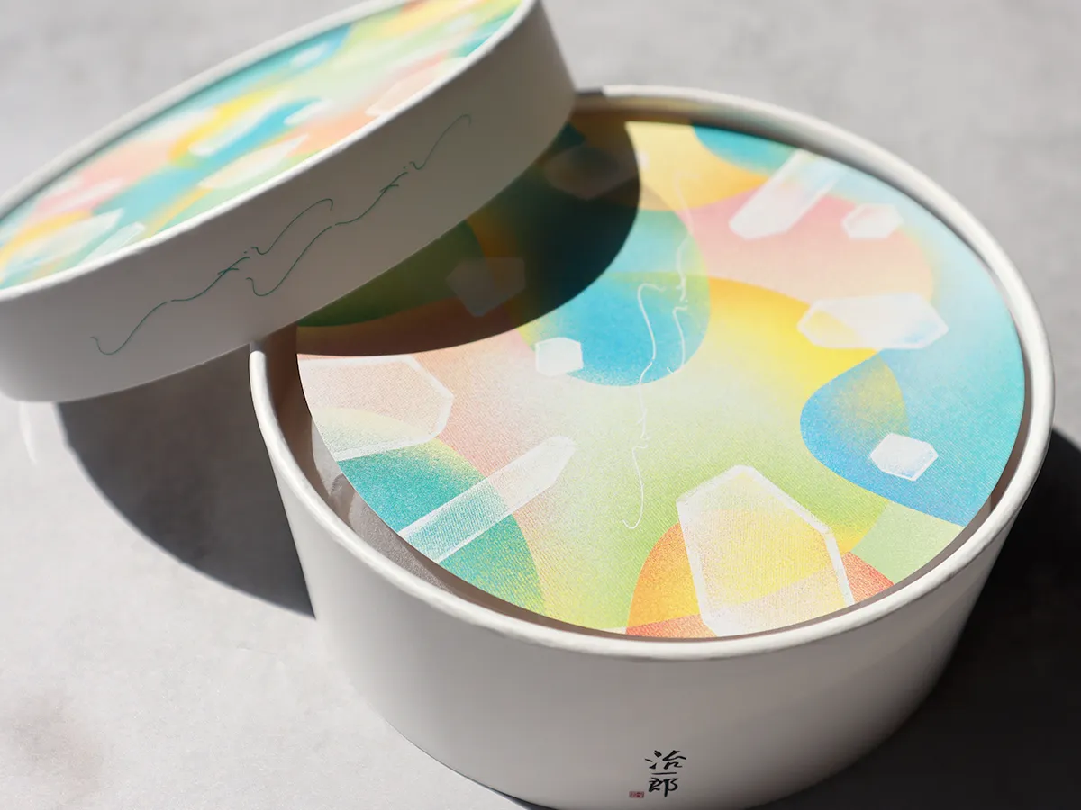 治一郎 しゃりしゃりバウム 開封後 中身の様子 丁寧な包装