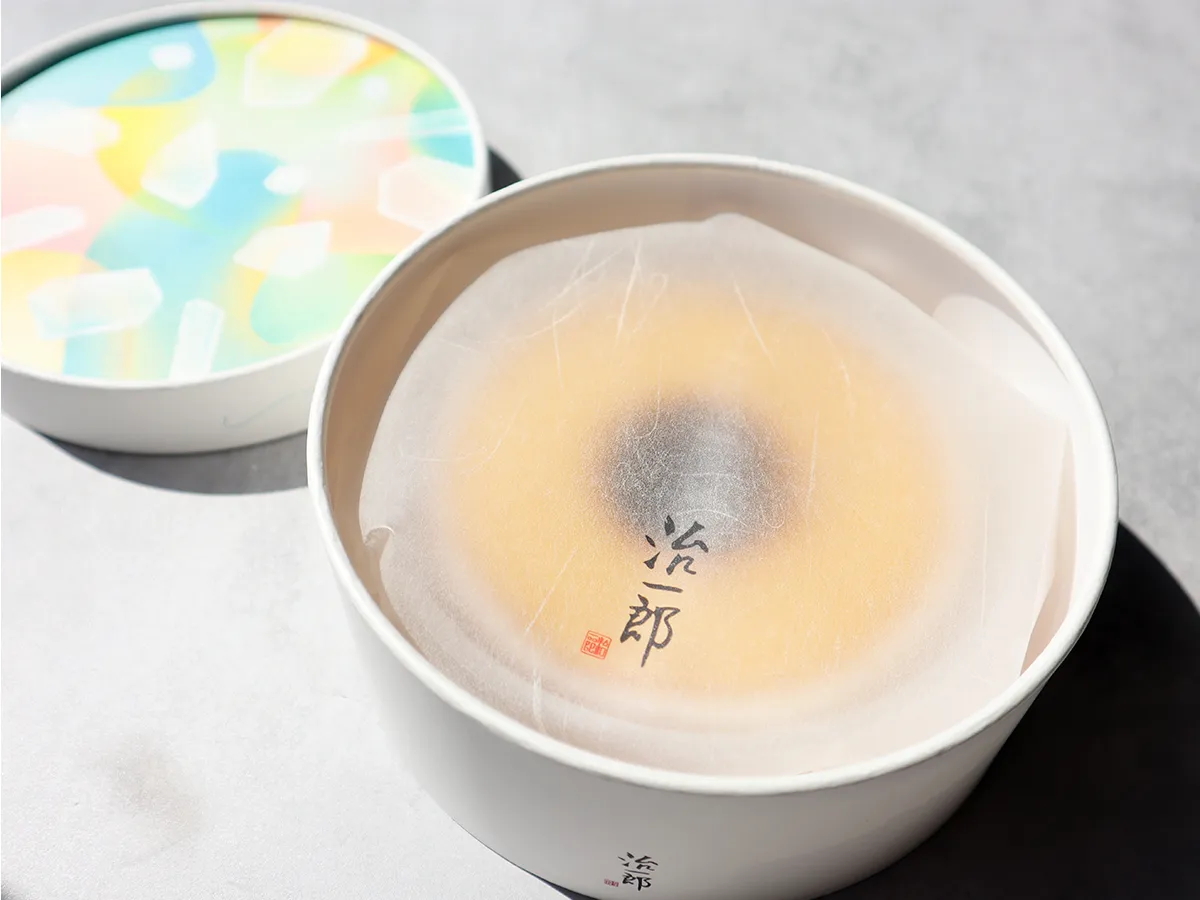 治一郎 しゃりしゃりバウム 開封後 中身の様子 丁寧な包装