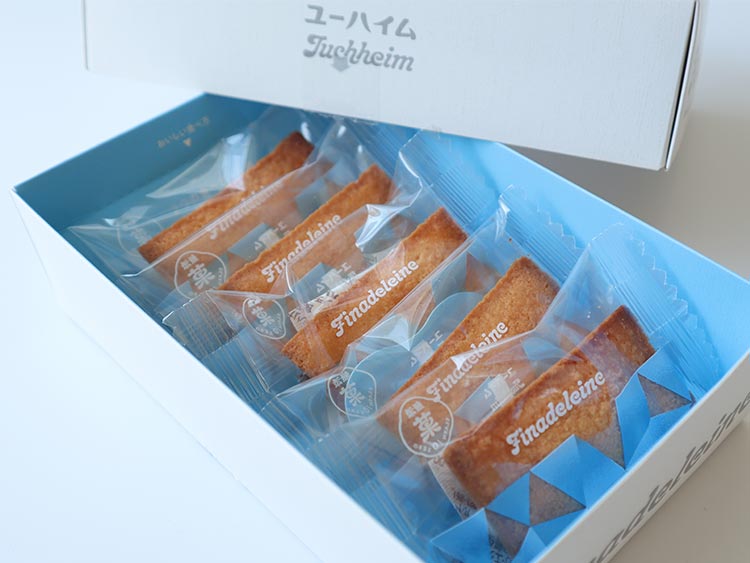 JUCHHEIM　ユーハイム　フィナドレーヌのパッケージ