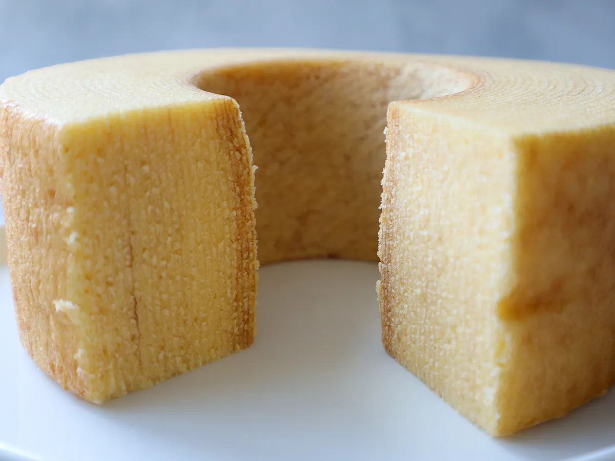 きみのまま しっとりふわふわ食感の断面