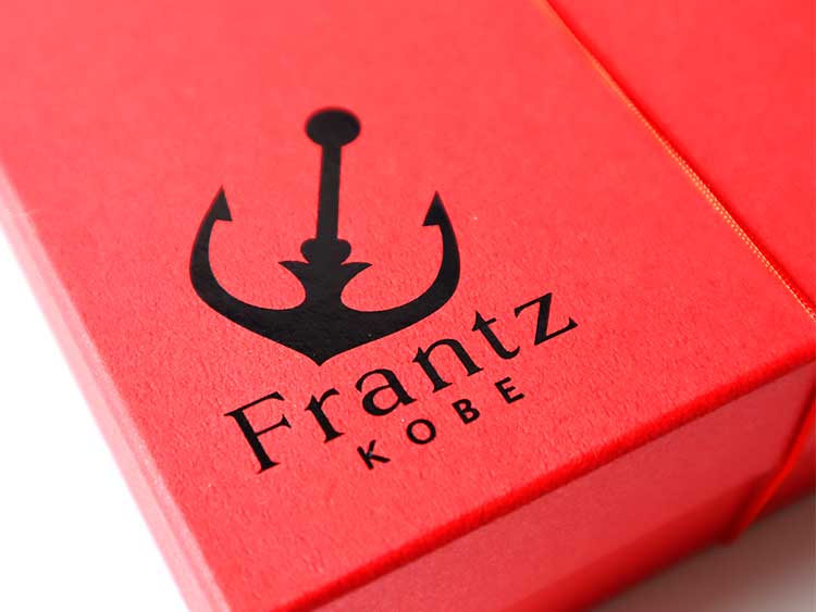 神戸フランツ 神戸苺トリュフサブレ パッケージ 外箱