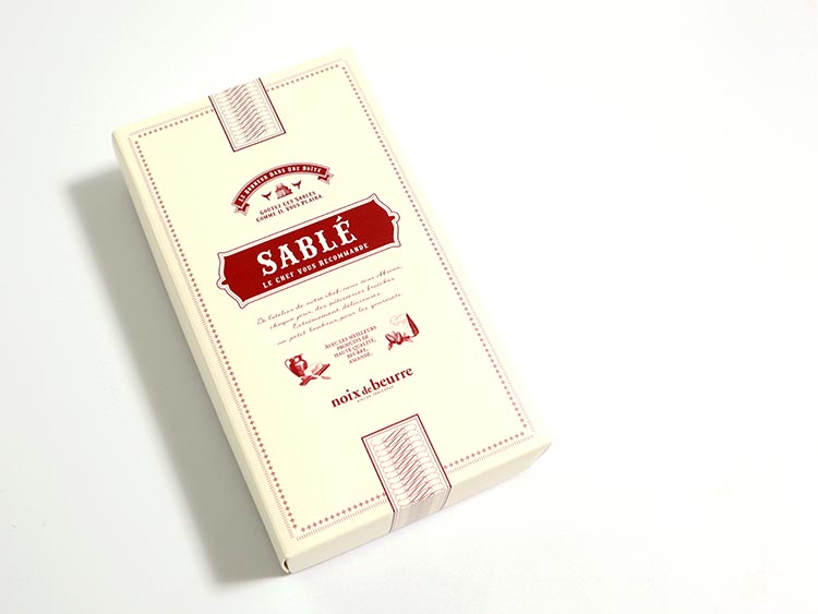 ノワ・ドゥ・ブール サブレ・アマンドのパッケージデザイン