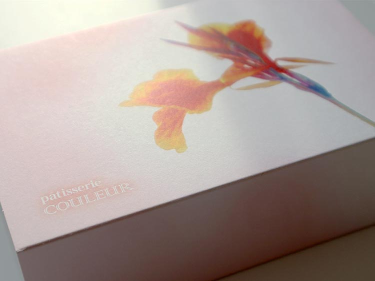 パティスリー クルール　「サブレ ショコラ アソルティ」のパッケージデザイン