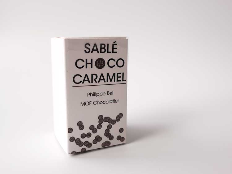 フィリップ・ベル「サブレ ショコラ キャラメル」のパッケージ