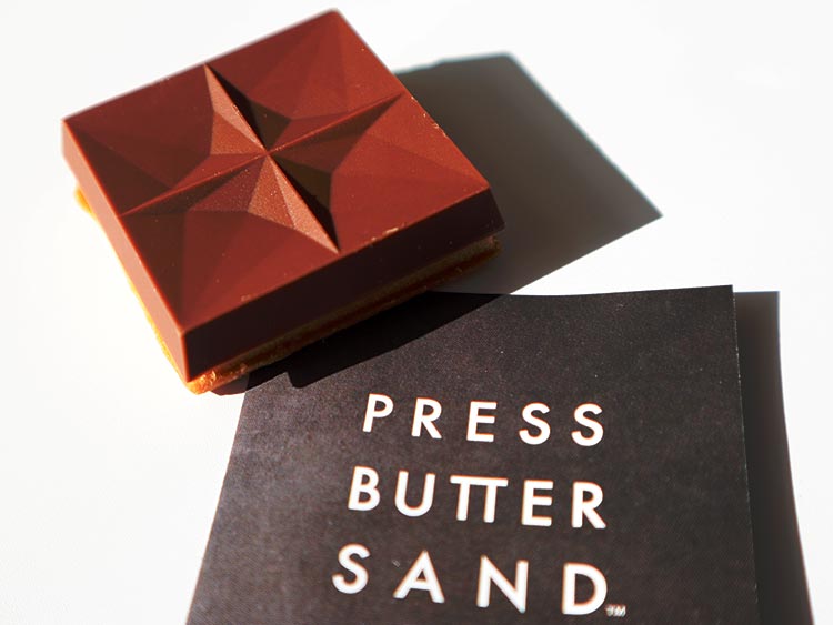 プレスバターサンド　ショコラバターサンドの見た目