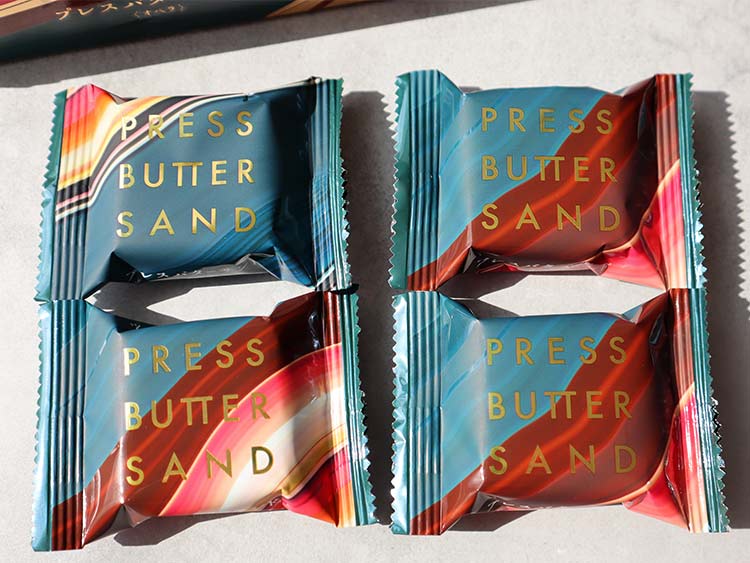 バターサンドオペラのセット内容と個包装