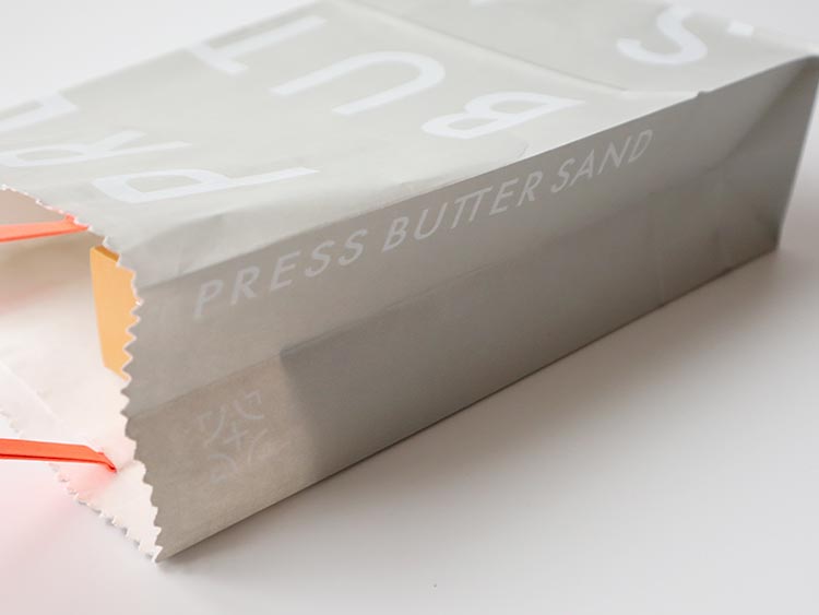PRESS BUTTER SAND(プレスバターサンド)　ショッパー