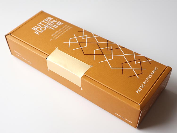 PRESS BUTTER SAND(プレスバターサンド)　バターフロランタン　パッケージ